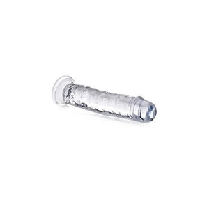 Jock C - Thru 7 Inch Clear Tpe Dildo
