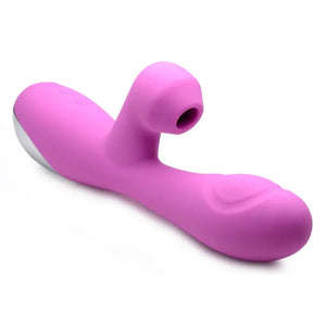 Shegasm 5 Star 10x Silicone Suction & Pulsing Rabbit - Pink