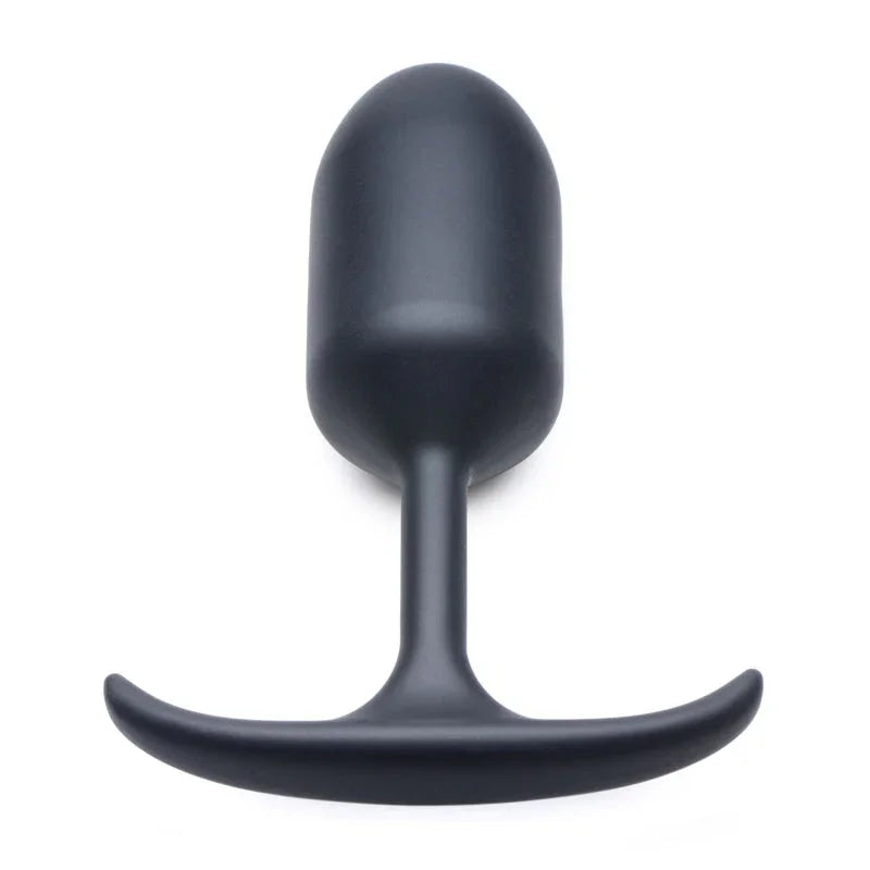 Premium Silicone Weighted Anal Plug - Small