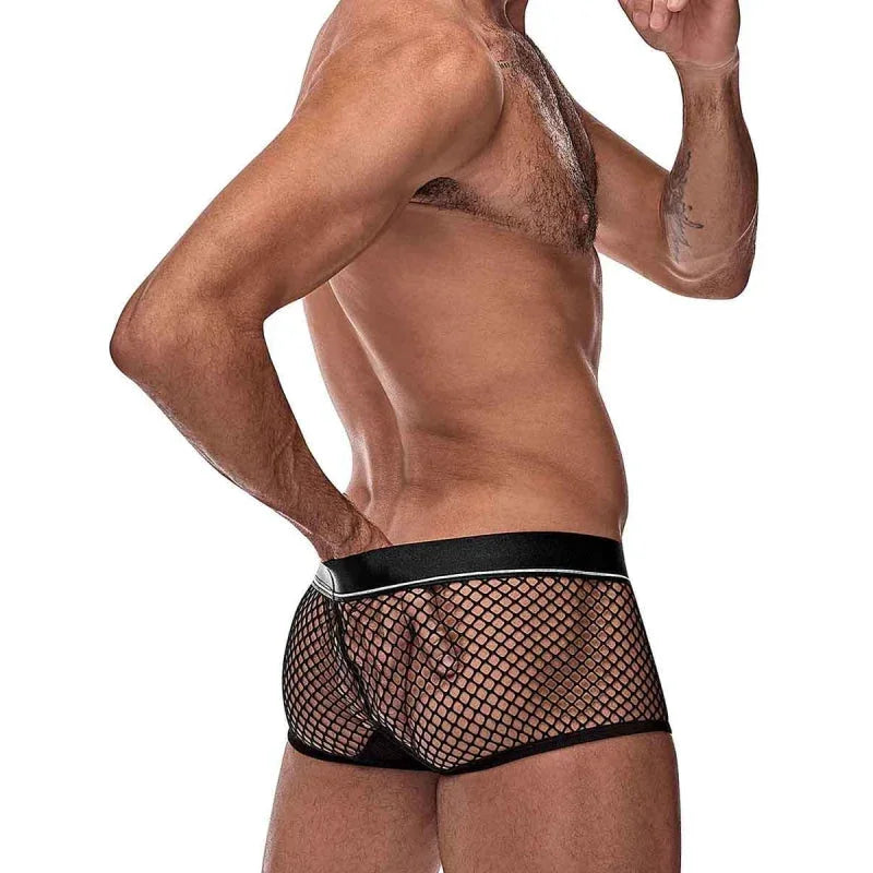 Cock Pit Net Mini Cock Ring Short - Extra Large - Black