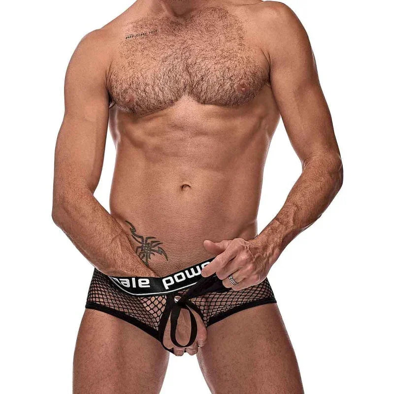 Cock Pit Net Mini Cock Ring Short - Extra Large - Black