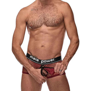 Cock Pit Net Mini Cock Ring Short - Medium - Burgundy