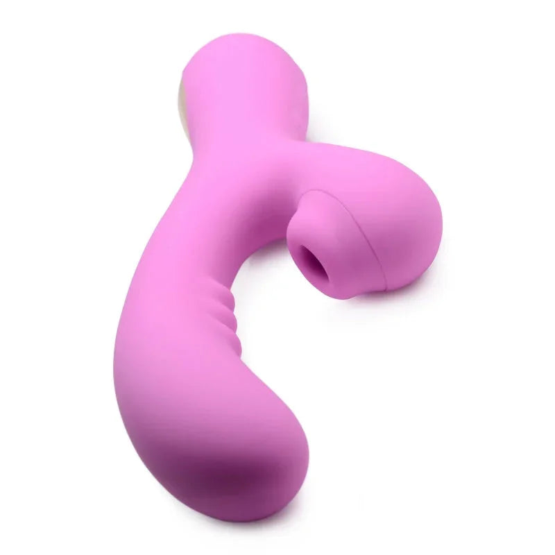 8x Silicone Suction Rabbit - Pink
