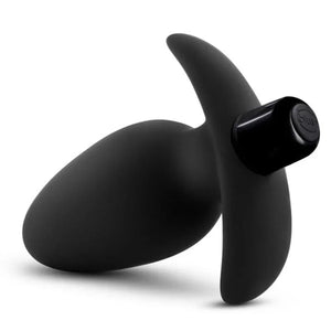 Anal Adventures - Platinum - Silicone Saddle Plug - Black