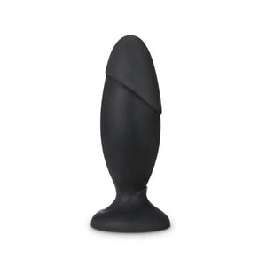 Anal Adventures - Platinum - Silicone Rocket Plug - Black