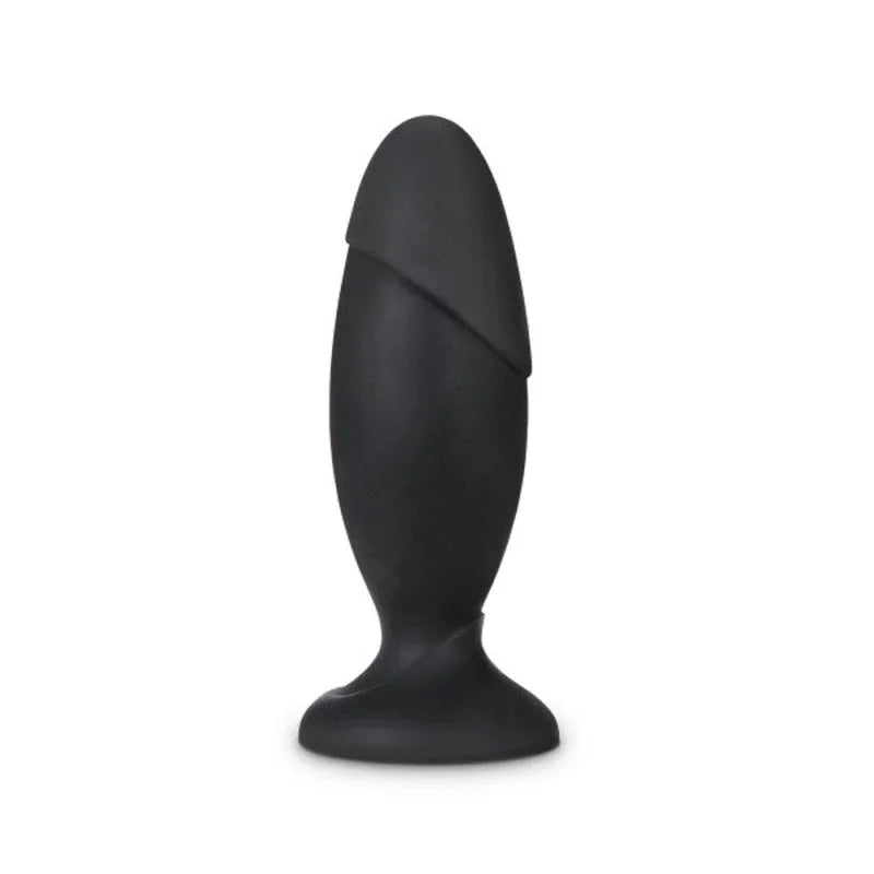 Anal Adventures - Platinum - Silicone Rocket Plug - Black