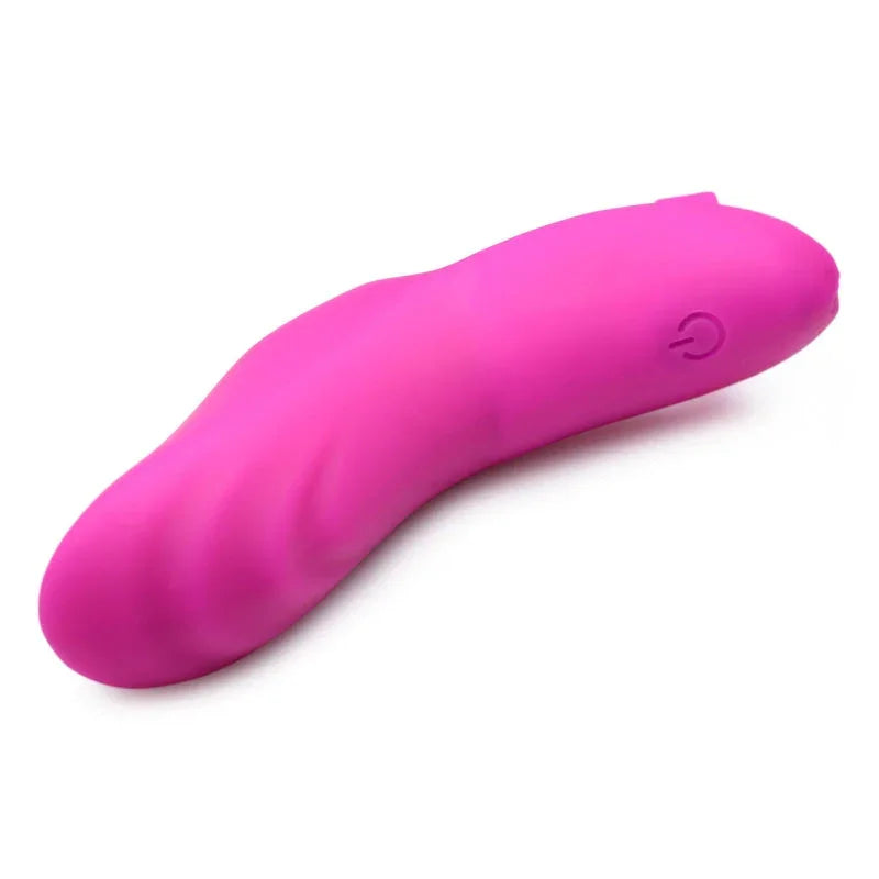 7x Finger Bang Her Pro Silicone Vibrator - Pink