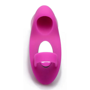 7x Finger Bang Her Pro Silicone Vibrator - Pink