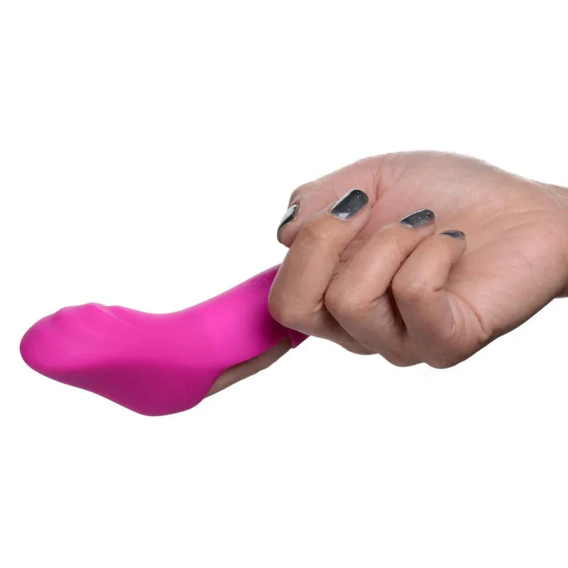 7x Finger Bang Her Pro Silicone Vibrator - Pink