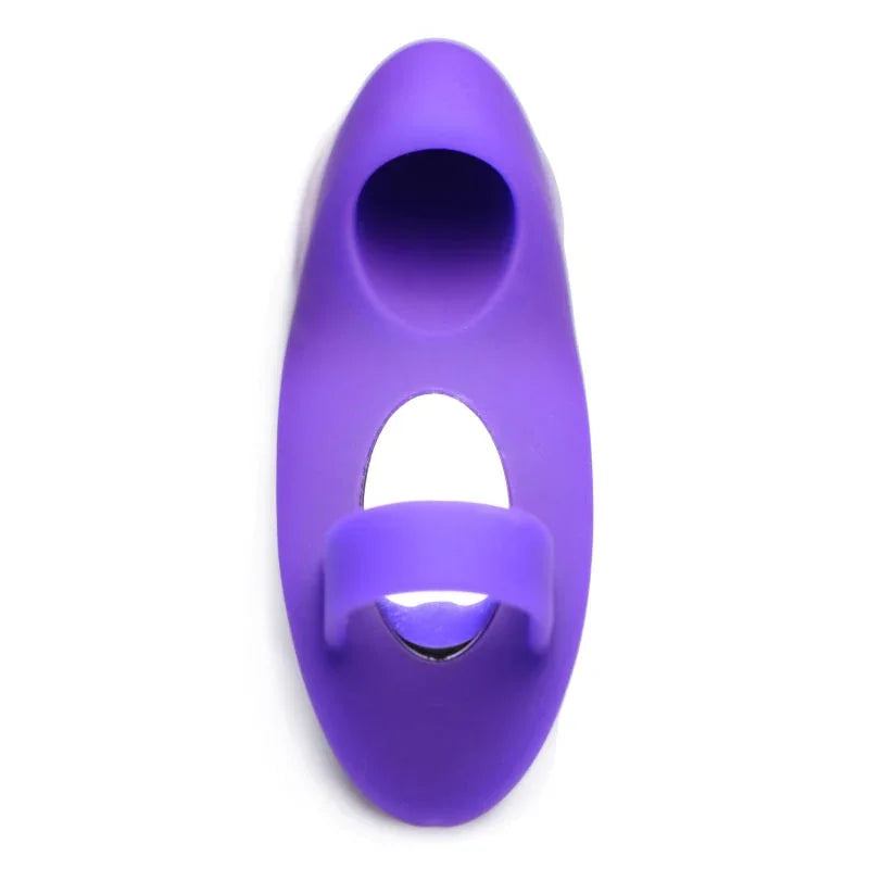 7x Finger Bang Her Pro Silicone Vibrator - Purple