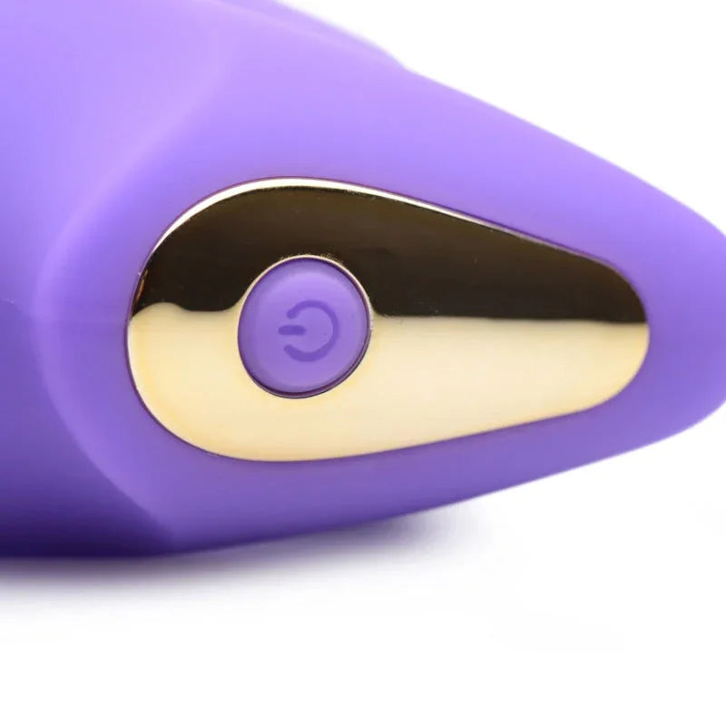 10x G-Tap Tapping Silicone G-Spot Vibrator - Purple