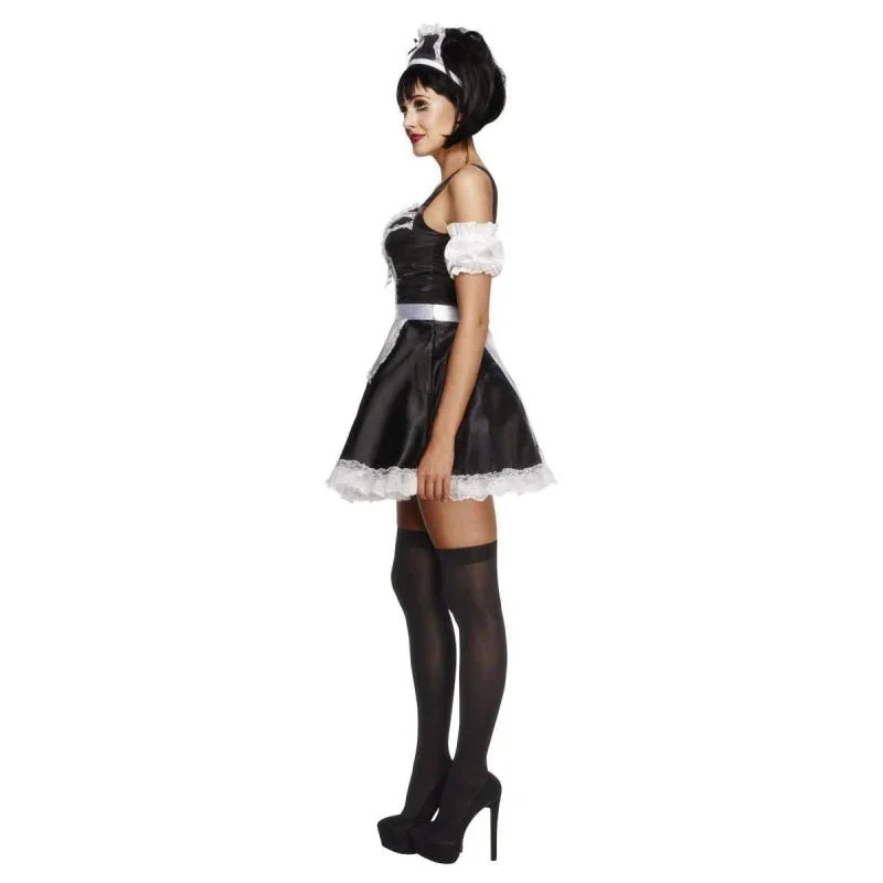 Fever Flirty French Maid Costume - Medium
