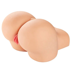 Life-Size Pleasure Pussy and Ass Body Mold With Removable Stocking - Light
