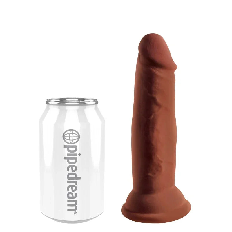 King Cock Plus Triple Density 6 Inch Cock - Brown