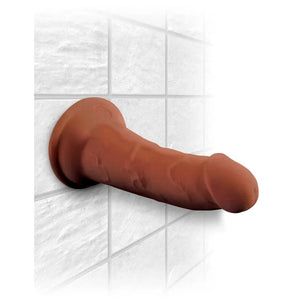 King Cock Plus Triple Density 6 Inch Cock - Brown