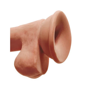 King Cock Plus Triple Density 6.5 Inch Cock With Balls - Tan