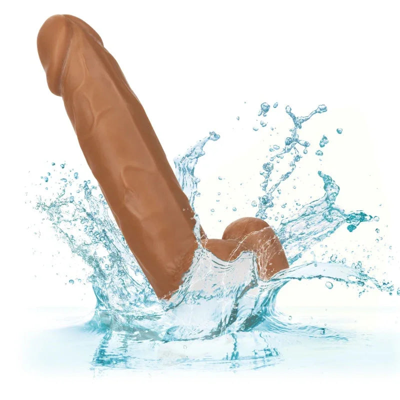 Size Queen 6 inch/15.25 Cm - Brown