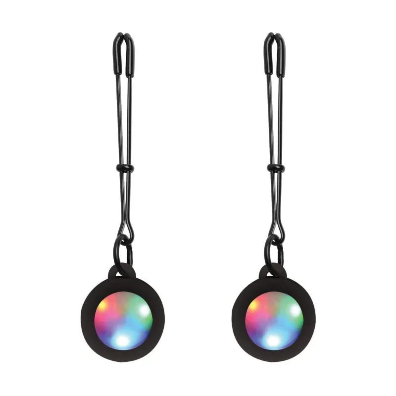 Silicone Light Up Tweezer Nipple Clamps
