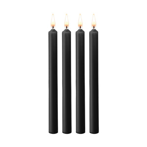 Teasing Wax Candles Large - Blk - 4-Pack