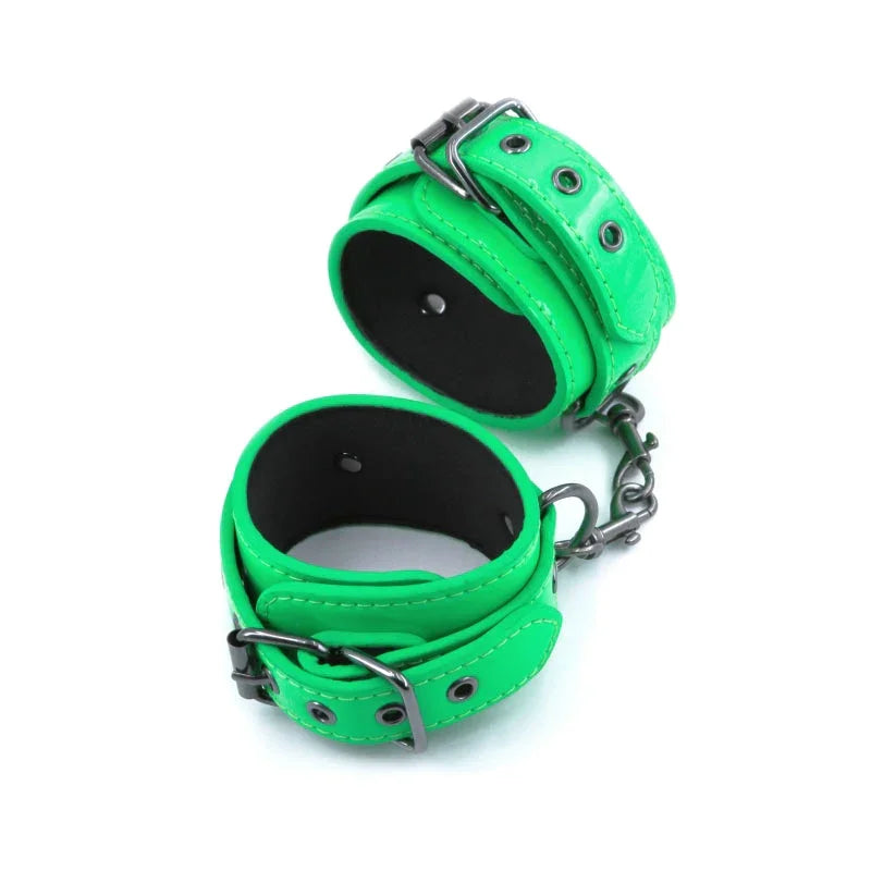 Electra Play Things - Ankle Cuffs - Green