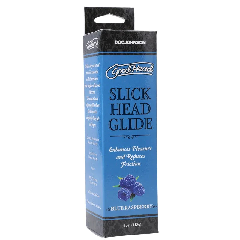 Goodhead - Slick Head Glide - Blue Raspberry - 4 Oz.