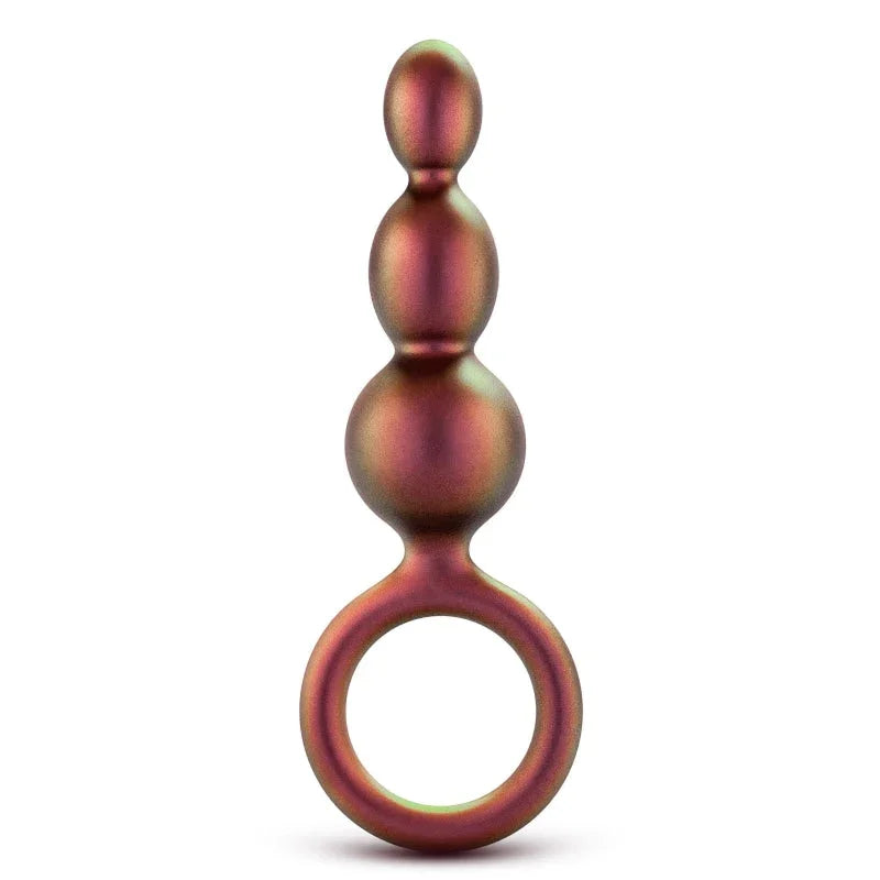Anal Adventures Matrix - Beaded Loop Plug - Copper