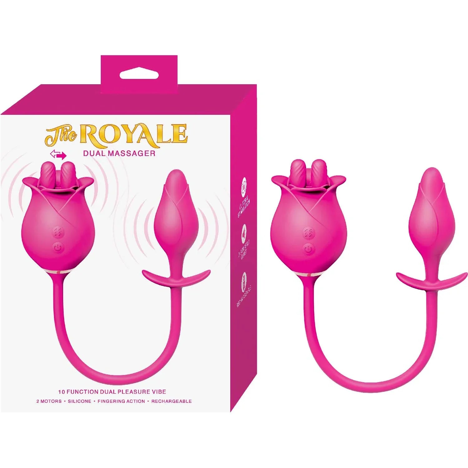 The Royale Dual Massager - Pink