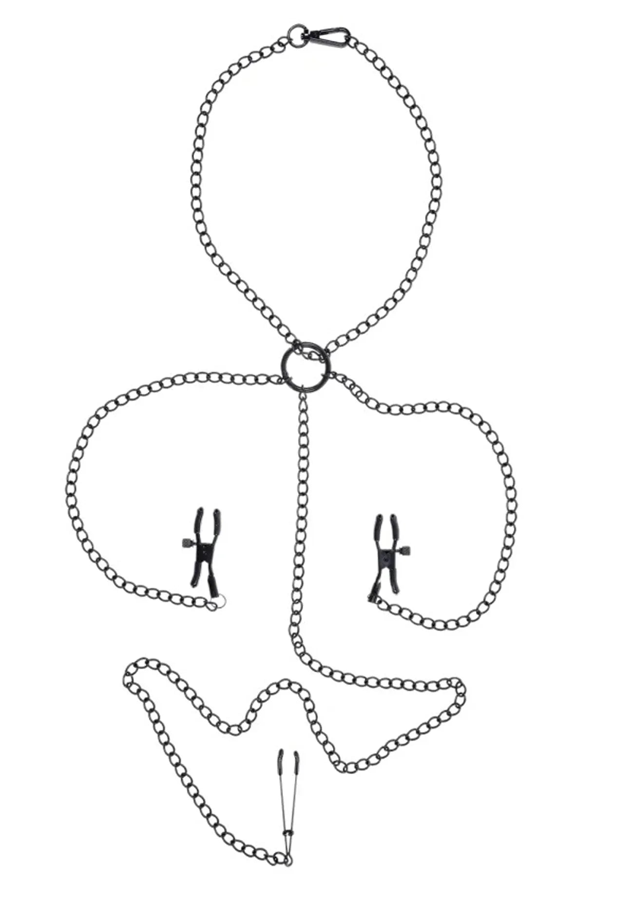 Saffron Nipple to Clit Set - Black