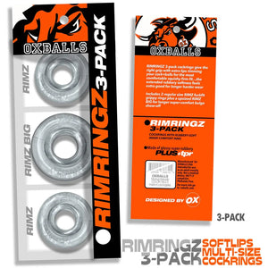 Rimringz Multi Size 3 Pack - Clear