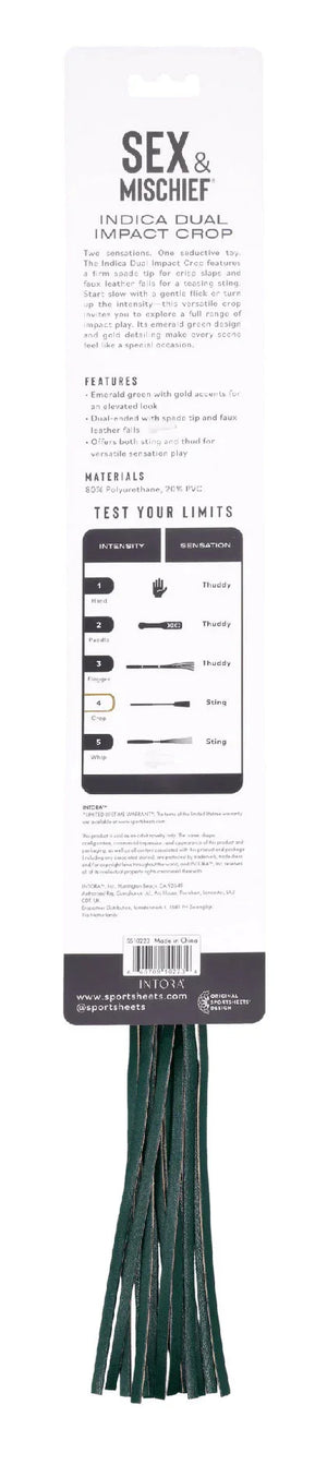 Indica Dual Impact Crop - Green