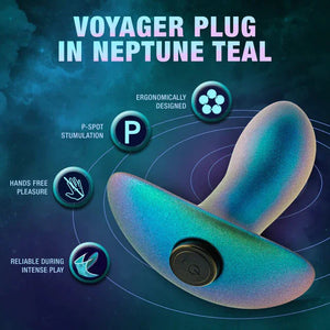 Anal Adventures Matrix - Voyager Plug - Neptune Teal