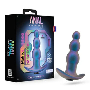 Anal Adventures Matrix - Expedition Plug - Lunar Blue