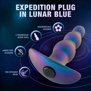 Anal Adventures Matrix - Expedition Plug - Lunar Blue