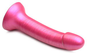 Strap U G-Tastic 7 inch Metallic Pink Realistic Silicone Dildo