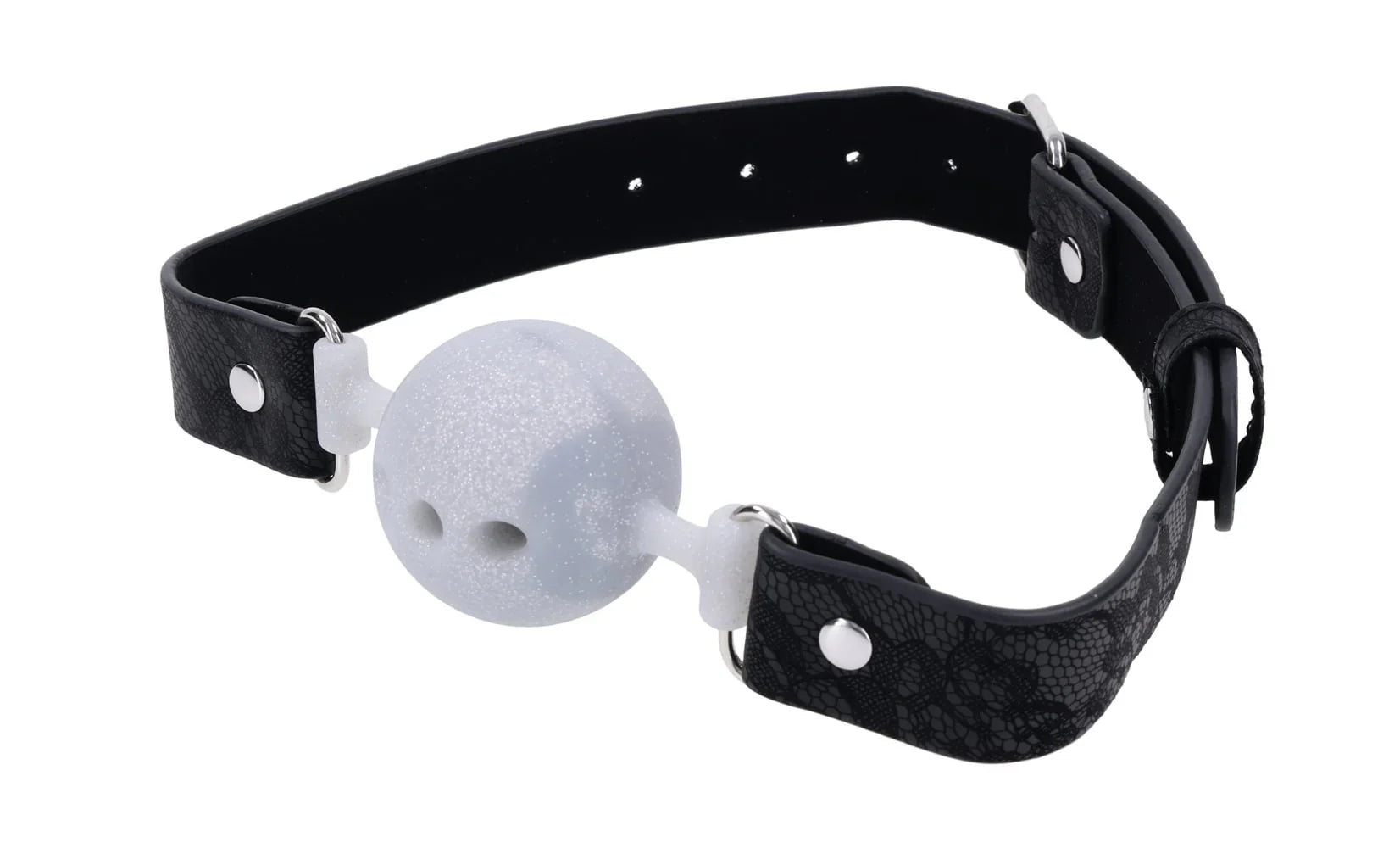 Lace Silicone Breathable Ball Gag
