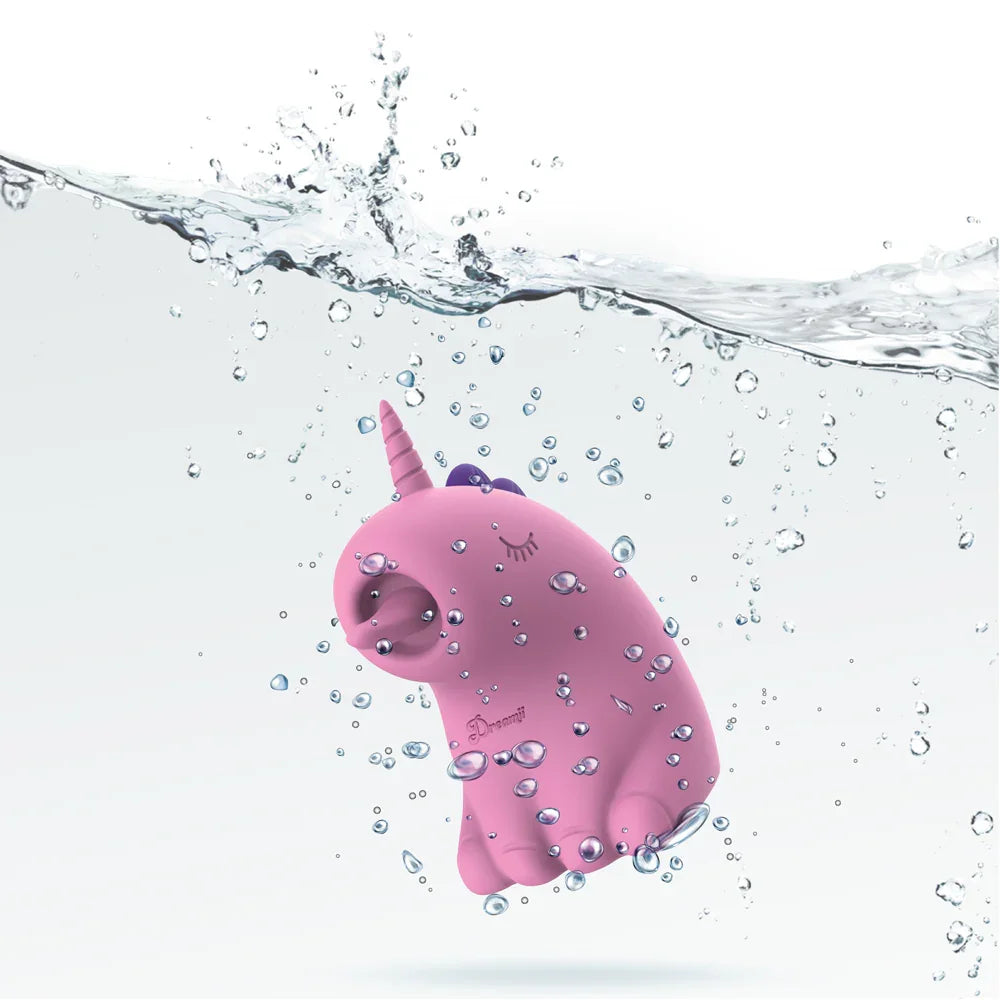 (Presale Only) - Dreamii Licks Licking Unicorn Stimulator - Mystical Pink