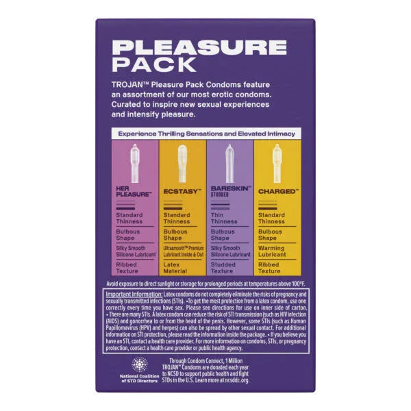 Trojan Pleasure Pack - 12pk