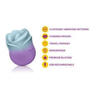 Succubus Vibrating Kissing Rose - Pixie Dust