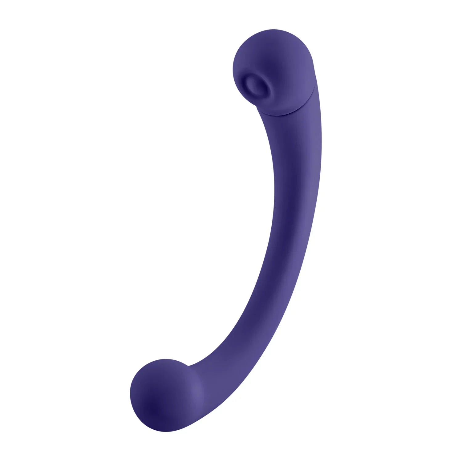 Aluna Dual Stimulating Arc Vibrator - Dark Purple