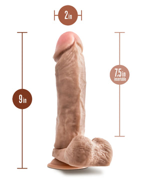 Dr. Skin - Mr. Magic - 9 Inch Dildo With Balls - Beige