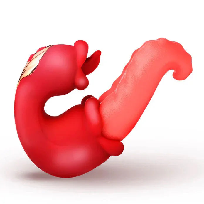 Lickgasm Lick Lasher Licking Vibrator - Red