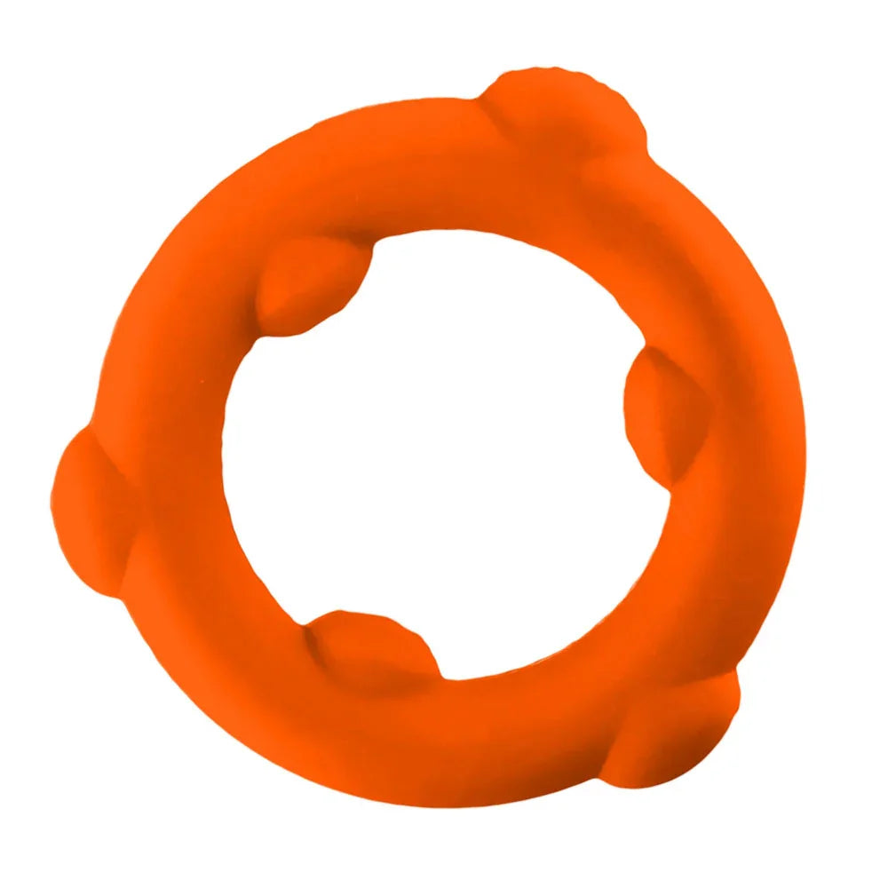 Spinner Single Silicone Ring - Orange Silicone