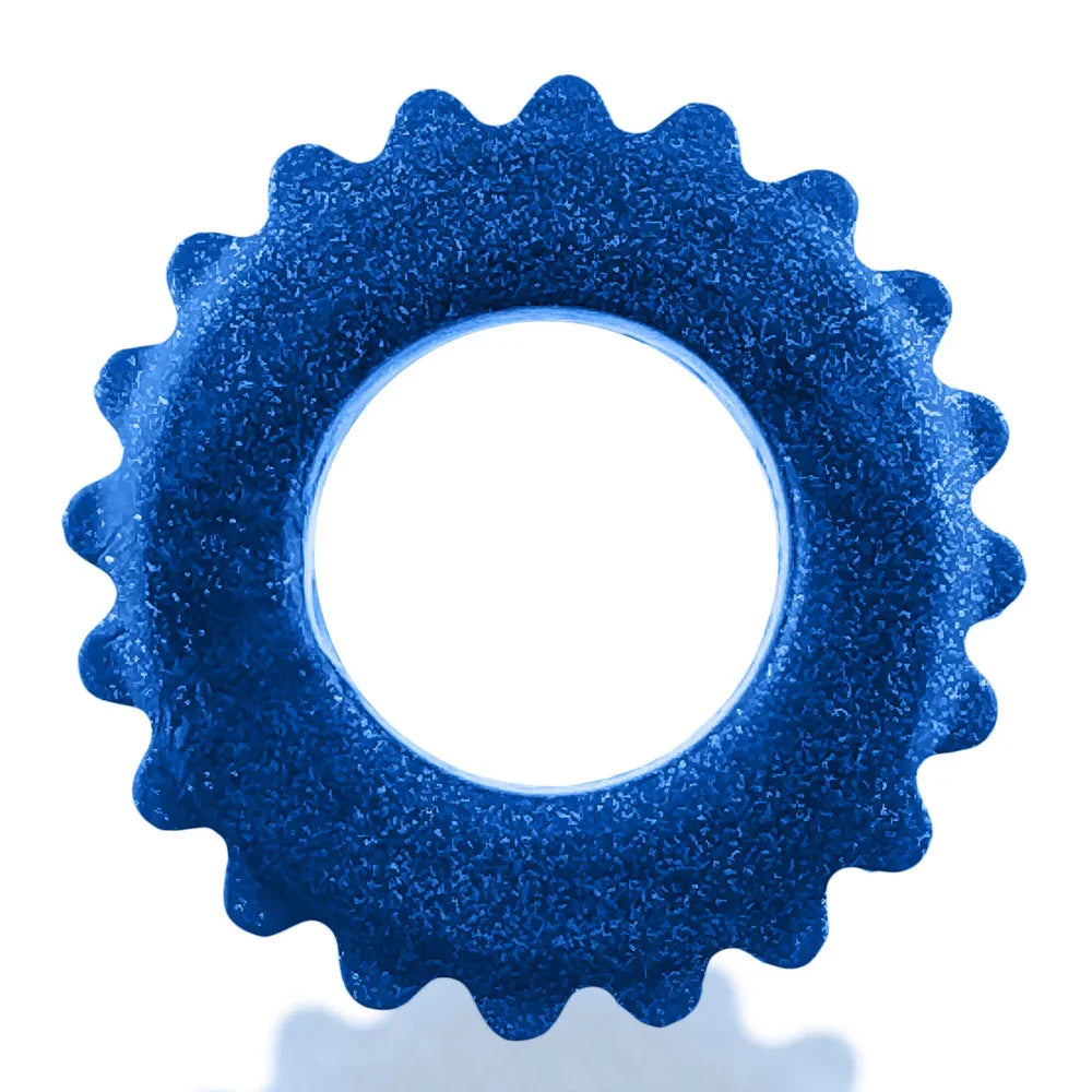 Plushy Single Ring - Blue Fire