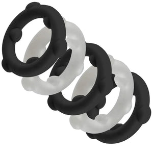 Gearheads 5 Pack Spinner Rings - Black Vapor