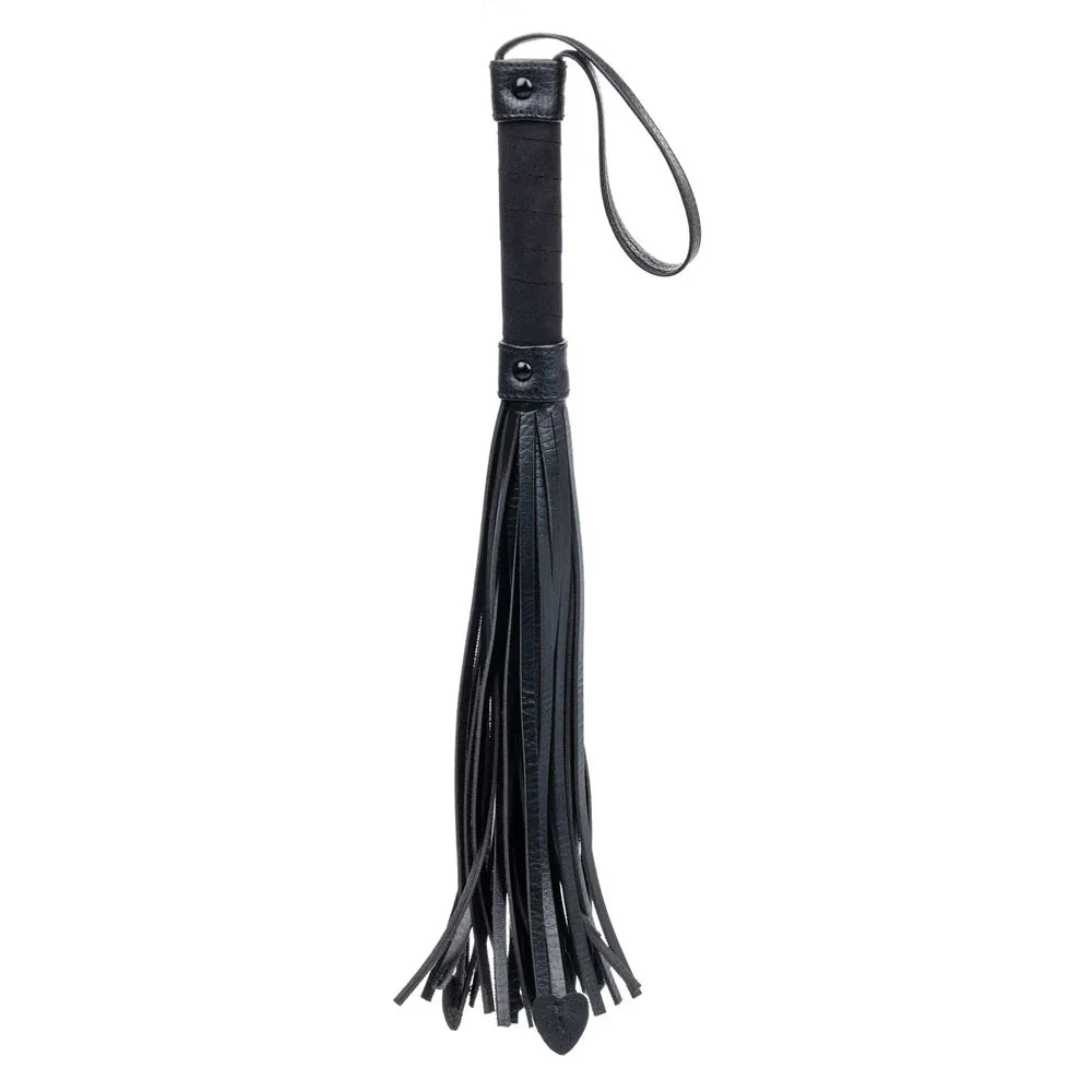 Nocturnal Collection Heart Throb Flogger - Black