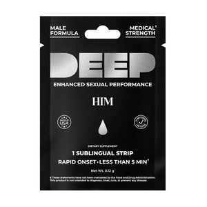 Deep - Him - Sublingual Strip - 12 Pack Display