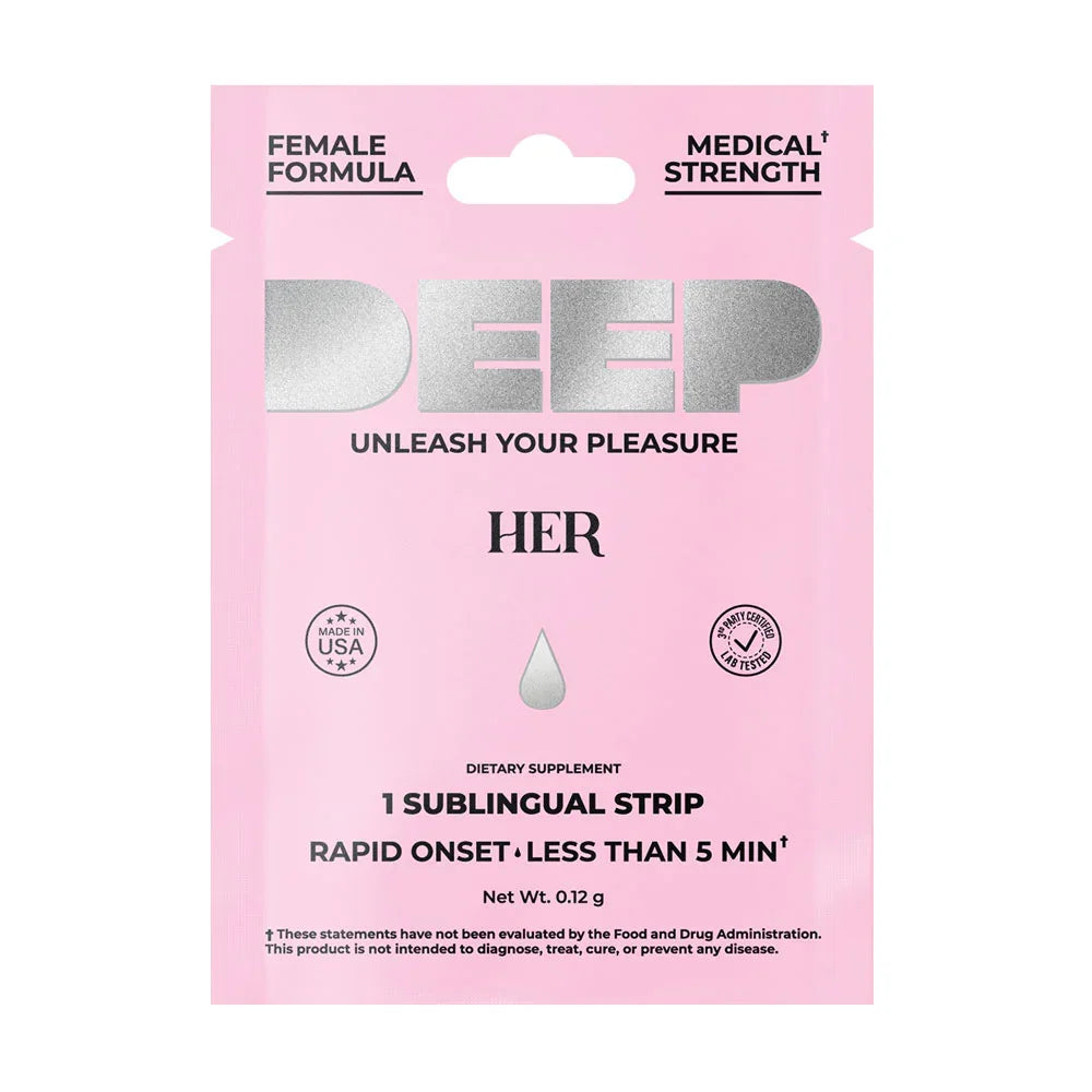 Deep - Her - Sublingual Strip - 12 Pack Display