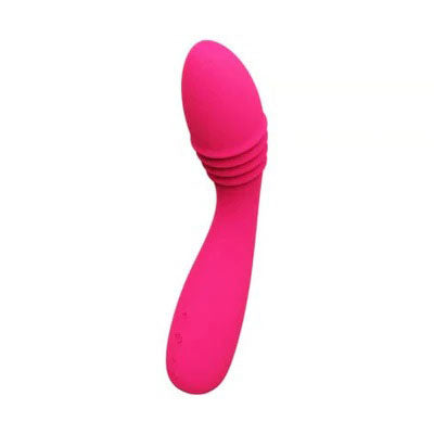 Ohni Rechargeable G-Spot Thrusting Vibe - Pink