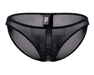 Landing Strip Bikini Brief - Large - Black