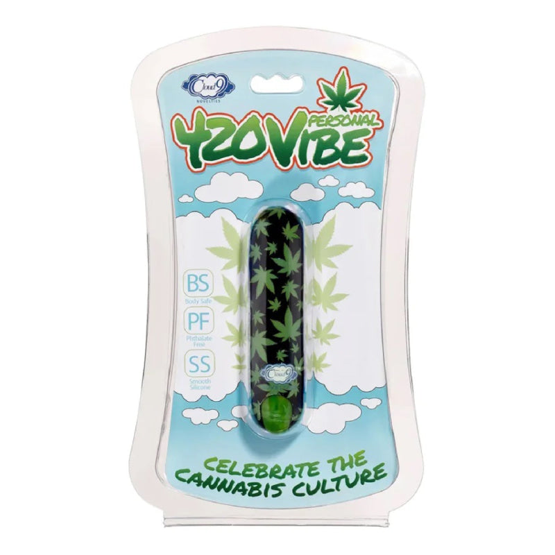 420 Stubby Vibe Cannabis Leaf - Black/green